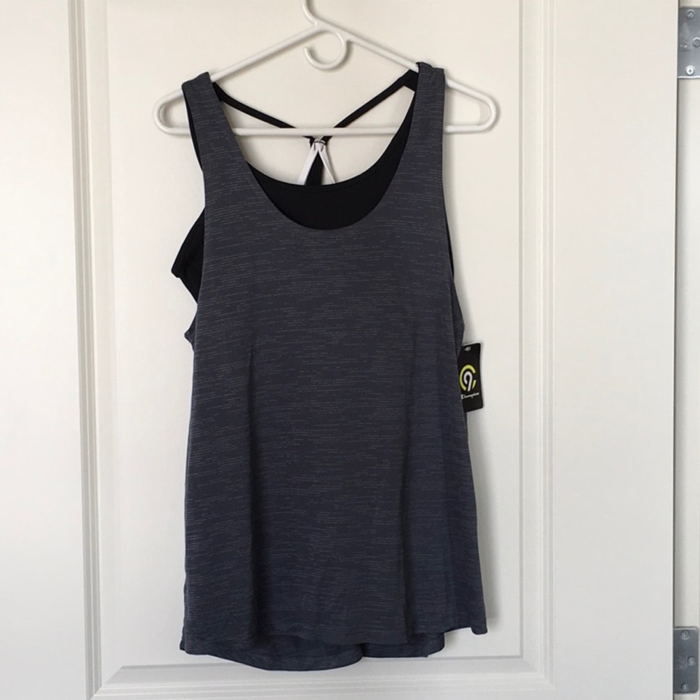 Champion double layer athletic tank top
